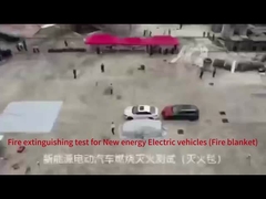 ईवी बैटरी फायर कंबल पुनः प्रयोज्य फायर कंबल इलेक्ट्रिक कार फायर कंबल